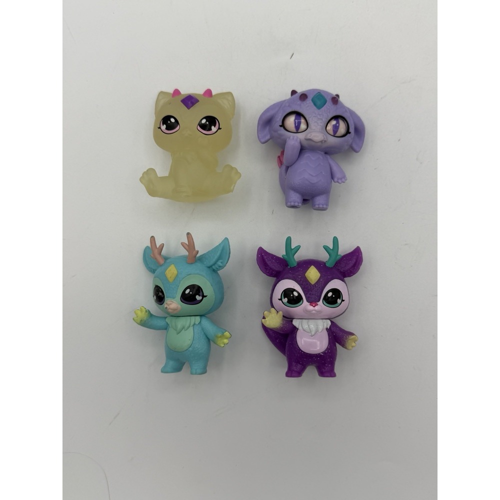 Magic Mixies Cat Mermaid Plush & 4 Mixlings Lot Turquoise Pink Magical Toys - Picture 2 of 5
